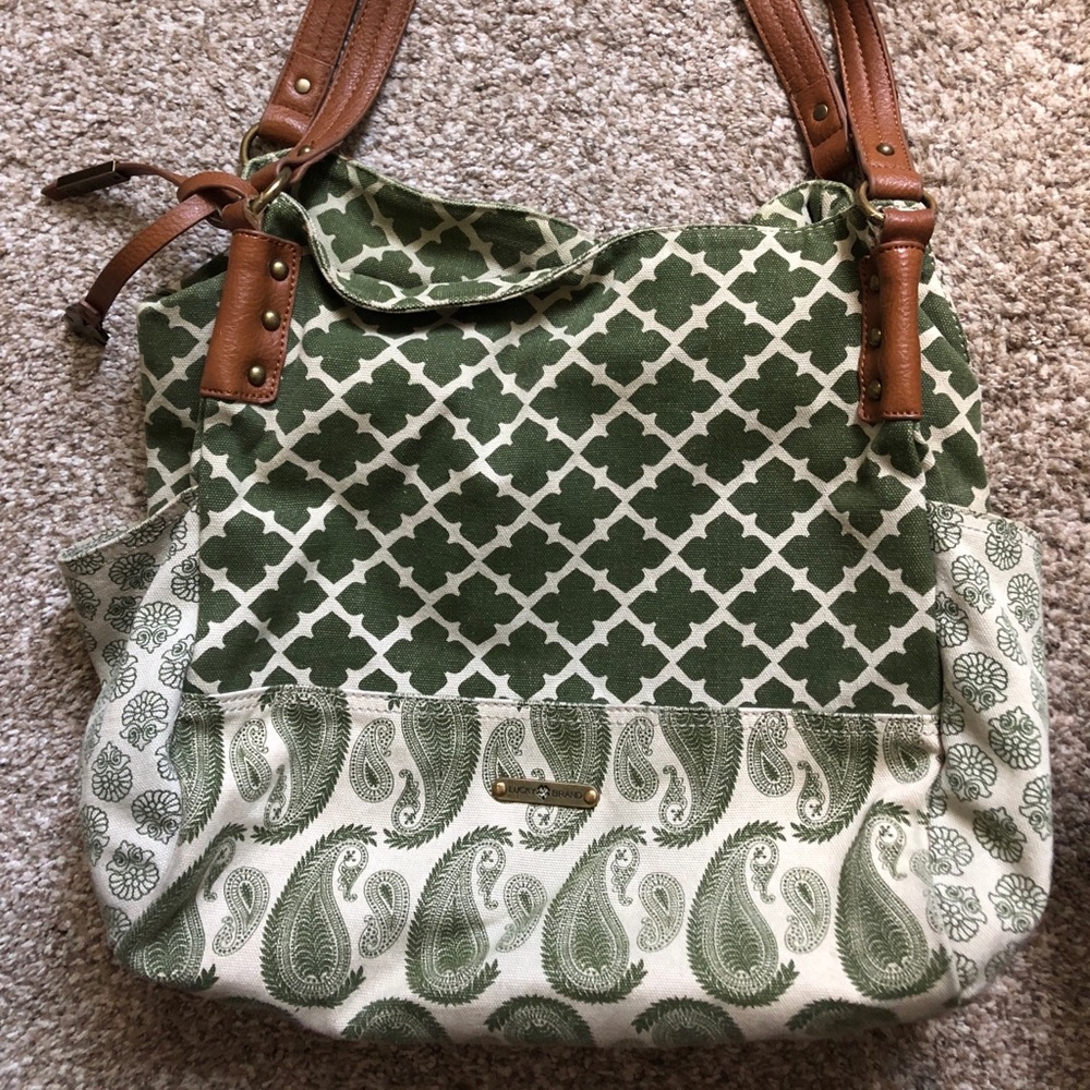 Lucky Brand canvas tote